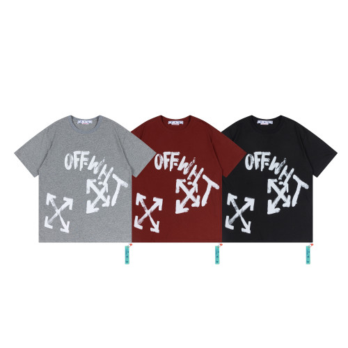 Off White Classic Arrows Letter Print Short Sleeve T-shirt