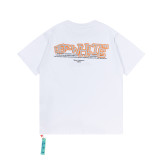 Off White ET Arrow Print Short Sleeve Unisex Casual Loose T-shirt