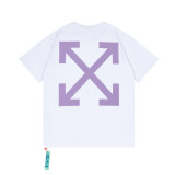 Off White Classic Arrows Print Round Neck Short Sleeve Tee