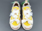 SMlLEPUBLlC Low Unisex Sneakers Fashion Wear Resistant Non Slip Casual Yellow Canvas Shoes