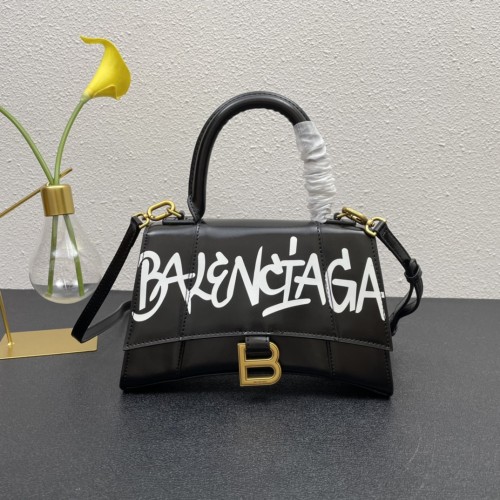 Balenciaga Hourglass Bag Fashion Graffiti Handbag Sizes: 23*10*24CM