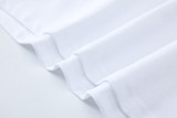 Off White Oil Print Arrow Short Sleeve Unisex Fashion Loose Cotton T-Shirt