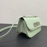 Balenciaga Gossip Bag Fashion Underarm Bean Curd Bun Handbag Satchel Bag Sizes: 23.5*12.5*10.5CM