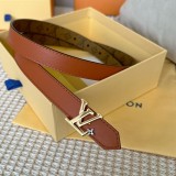 Louis Vuitton Women's Casual Fashion Classic Belt 20MM