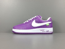 LOUlS VUlTTON X Nike Air Force 1 Low Unisex Casual Chessboard Fashion Blue Sneakers