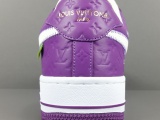 LOUlS VUlTTON X Nike Air Force 1 Low Unisex Casual Chessboard Fashion Blue Sneakers