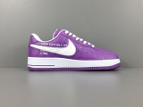 LOUlS VUlTTON X Nike Air Force 1 Low Unisex Casual Chessboard Fashion Blue Sneakers