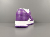 LOUlS VUlTTON X Nike Air Force 1 Low Unisex Casual Chessboard Fashion Purple Sneakers
