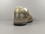 LOUlS VUlTTON X Nike Air Force 1 Low Unisex Casual Chessboard Fashion Green Contrast Sneakers