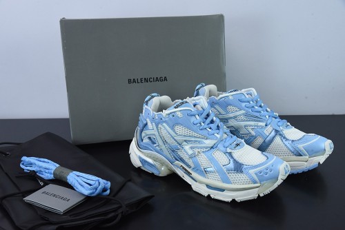 Balenciaga 7.0 Runner Sneaker Retro Fashion Sports Shoes Unisex Blue Sneakers