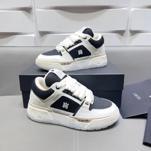 AMIRI PARIS Color Matching Runway Style Sneakers Unisex Fashion Shoes