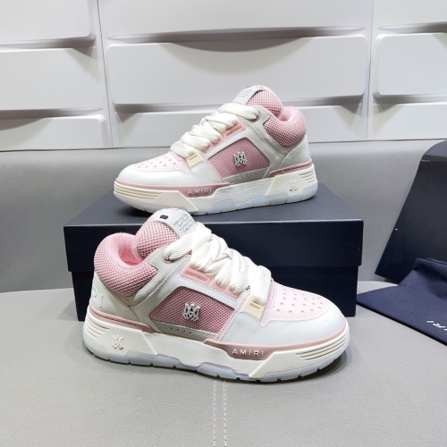 AMIRI PARIS Color Matching Runway Style Sneakers Unisex Fashion Shoes