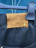 Louis Vuitton Casual Jeans Men Monogram Embossing Logo Denim Sports Pants