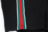 Gucci Classic Contrast Ribbon Logo Jacquard Letter Shorts Unisex Casual Cotton Sports Shorts