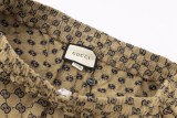 Gucci Classic Double GG Blue Jacquard Letter Shorts Unisex Casual Cotton Sports Shorts