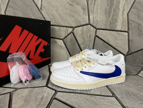 Nike x Travis Scott x Air Jordan 1 AJ1 Low Unisex Retro Sneakers Casual Running Shoes