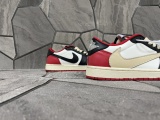 Nike x Travis Scott x Air Jordan 1 AJ1 Low Unisex Retro Sneakers Casual Running Shoes