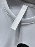 Chrome Hearts Leather Cross Embroid Cross Short Sleeve Fashion Causal T-shirt