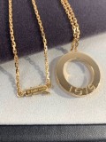 Cartier Love Classic No Drill Flat Cake Necklace