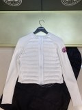 Canada Goose Women Knitted Down Patchwork Down Jacket