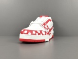 Louis Vuitton LV Trainer Men Casual Chessboard Fashion Cricket Shoes