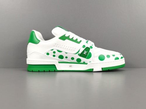 Louis Vuitton LV Trainer Men Casual Chessboard Fashion Cricket Shoes