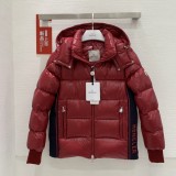Moncler Lunetiere Unisex Classic Fashion Down Jacket Collision Color Thickened Goose Down Hoodies Bread Jacket Coats