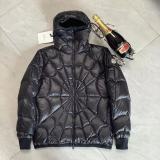 Moncler Violier Men Classic Fashion Comic book Spider Web Quilted Hoodies Down Jacket Lightweight Breathable Down Jacket Coats