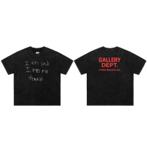 Gallery Dept IM SAD Print T-shirt High Street Retro Cotton Short Sleeve