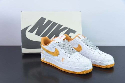 Louis Vuitton x NIke Air Force 1 '07 Low Casual Board Shoes Sneakers
