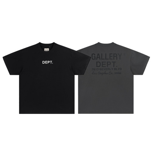 Gallery Dept Fashion Letter Logo Printed Round Neck Short Sleeve Tee
