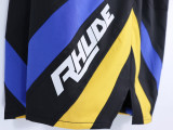 Rhude Men's Logo Print Letter Print Side Contrast Casual Sports Shorts