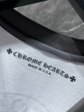Chrome Hearts Letter Horseshoe Contrast Raglan Long Sleeve T-shirt