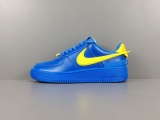 AMBUSH X NiKe Air Force 1 LOw  Game Royal  and Vivid Sulfur Unisex Casual Board Shoes Sneakers