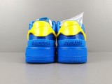 AMBUSH X NiKe Air Force 1 LOw  Game Royal  and Vivid Sulfur Unisex Casual Board Shoes Sneakers