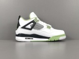 Jordan  Air Jordan 4 Oil Green Women Shock Absorbing Anti-Skid Basketball Shoes