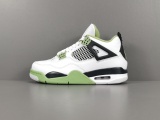 Jordan  Air Jordan 4 Oil Green Women Shock Absorbing Anti-Skid Basketball Shoes