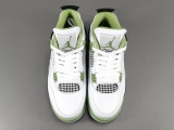 Jordan  Air Jordan 4 Oil Green Women Shock Absorbing Anti-Skid Basketball Shoes