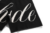 Rhude Letter Logo Jacquard Drawstring Woolen High Street Shorts