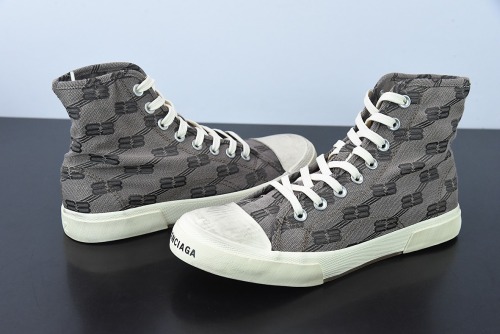 Balenciaga Vulc Destr Retro High Make Old Canvas Shoes Unisex Sneakers Shoes