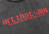 Gallery Dept Art that Kills Print Short Sleeve Couple Cotton Loose T-shirt