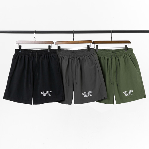 Gallery Dept Letter Embroidery Beach Short Pants Loose Casual Sport Shorts