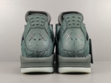 Jordan Air Jordan 4 Kaws Black Mid Retro Men Basketball Shoes