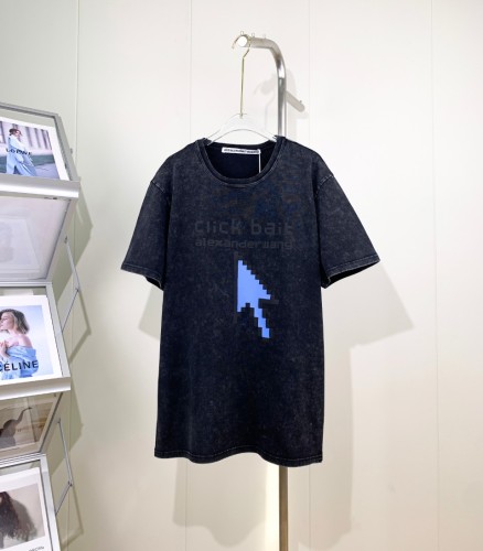 Alexander Wang Foam 3D Arrow Print Short Sleeve Oversize Cotton T-Shirt