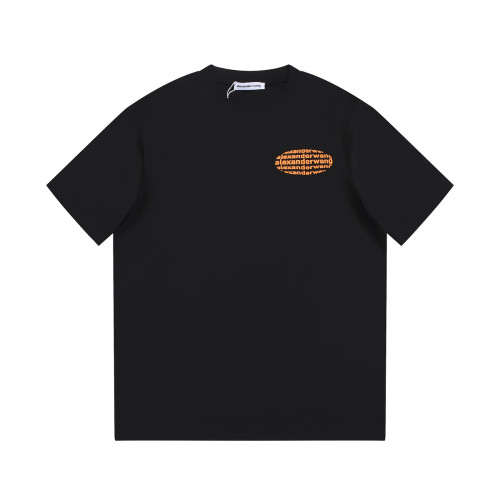 Alexander Wang Logo Oval Print T-shirt Fashion Simple Loose Short Sleeve