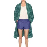 Dior Unisex Fashion Cotton Cut Fleece Jacquard Bathrobe Retro Robes Sports Limited Beachwear