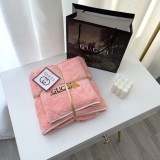 Gucci Multifunctional Bath Towel Sets Cotton Stroller Cover Blanket Embroidery Beach Towel Size:35*75/70*140
