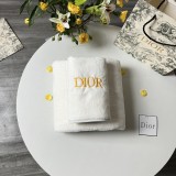 Dior Multifunctional Bath Towel Sets Cotton Stroller Cover Blanket Embroidery Beach Towel Size:35*75/70*140