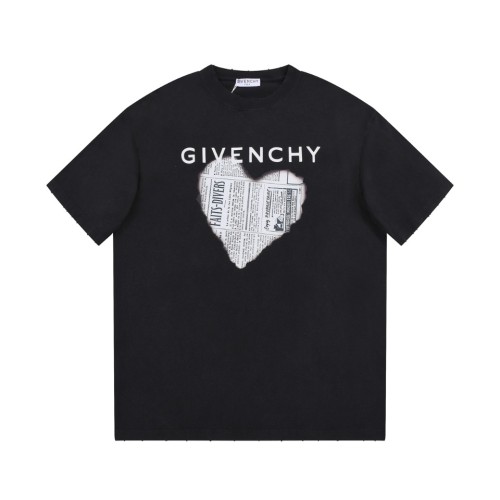 Givenchy Tie Dye Wash Short Sleeve Unisex Loose Cotton T-Shirt