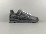 Louis Vuitton LV Trainer Men Casual Chessboard Fashion Cricket Shoes